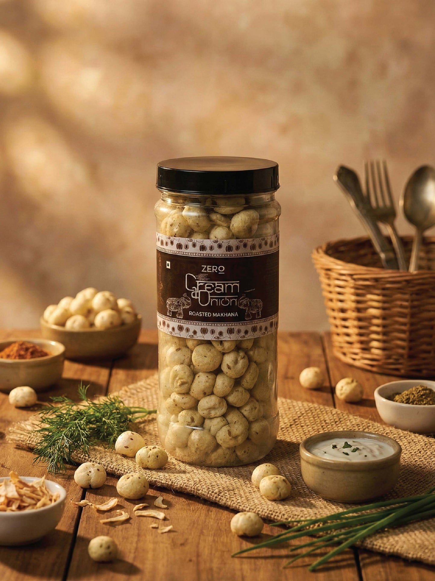 Premium Cream Onion - Roasted Makhana